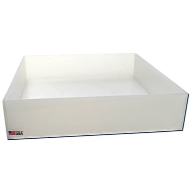 Tray Spill Containment, PP 15x10x3" ID, 1/EA
