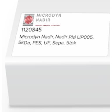 Microdyn Nadir, Nadir PM UP005, 5kDa, PES, UF, Sepa, 5/pk