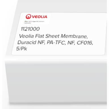 SUEZ (GE) Flat Sheet Membrane, Duracid NF, PA-TFC, NF, CF016, 5/Pk