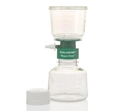 250 mL Rapid-Flow Filter Unit 0.8 µm CN membrane, 50mm dia