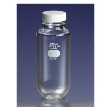 White Polypropylene GPI 38-400 Screw Cap with PTFE Liner
