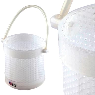 Basket Dipping Round, PP 8 x 8", 1/EA