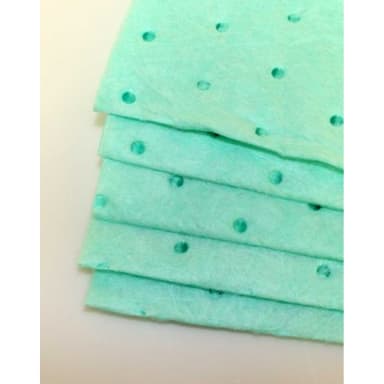 Chemically Resistant Absorbent Quilted Wipes, 5 x 4.5 in, 500/Pk