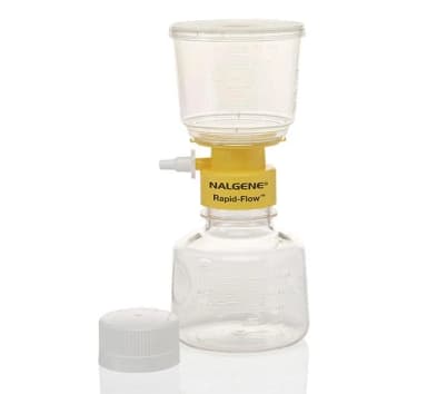 250 mL Rapid-Flow Filter Unit 0.45 µm SFCA membrane, 50mm dia