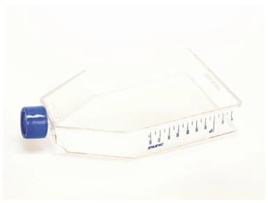 EasY Flask Nunclon 150ml working vol Angled Neck Vent/Close Cap PS Sterile 225 cm2