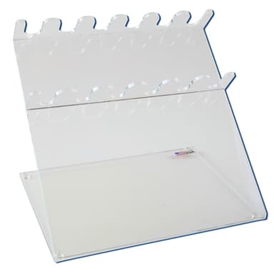 Pipettor Holder 6 Plce, Acrylic 12x8x12", 1/EA