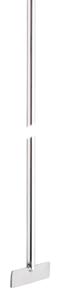 Flat-blade stirrer, 316L stainless steel