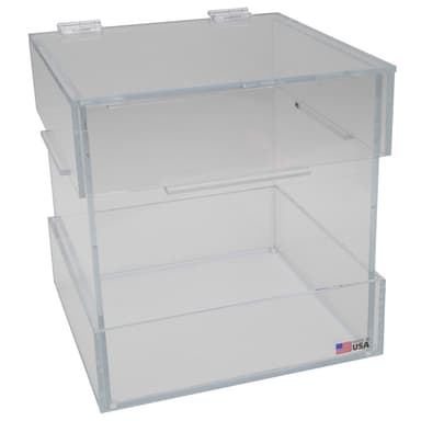 Holder for Disposal Box Bench, Acrylic, 1/EA
