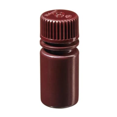 Amber Narrow-Mouth Bottle HDPE 15 mL