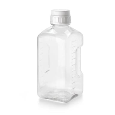 Narrow-Mouth Square Bottle Sterile PETG 2000 mL