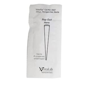 250µL Pipette Tips, MLA, Individually Wrapped, Non-Pyrogenic, Sterile