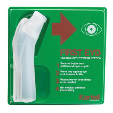 Station Emergency Eye Wash, PS/PE 500mL, 5/CS