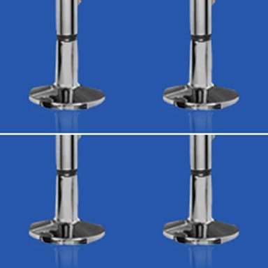Cabinet Fixed Feet, Set of 4, 1/ST