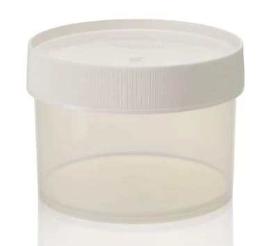 Straight-Side Wide-Mouth Jar PP 500 mL