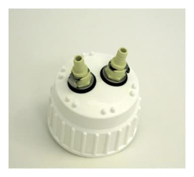 Quick Filling Venting Closure 83B 2 Ports for 3/8" Tubing 83mm
