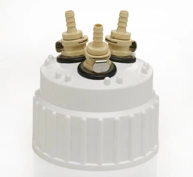 Quick Filling Venting Closure 83B 3 Ports for 1/4" Tubing 83mm