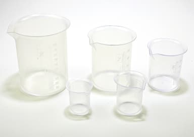 Beaker Set, PMP 50,100,250,500,1000mL, 1/ST
