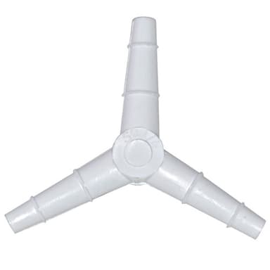 Tubing Connector Equal Y, PP 4-6mm, 100/CS
