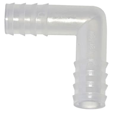 Tubing Connector L, PP 12mm, 100/CS