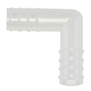 Tubing Connector L, PP 14mm, 100/CS