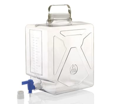 Rectangular Carboy with Spigot PC 20 L
