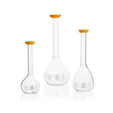 Volumetric Flask,CLASS A ,Snap Cap,1000ML