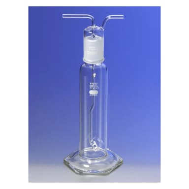 PYREX 125mL Gas Washing Bottle with Extra Coarse Fritted Disc