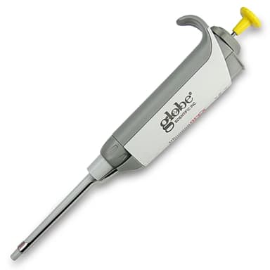 Pipette, Diamond Apex, Fully Autoclavable, Adjustable Volume, 10 - 100uL, Blue