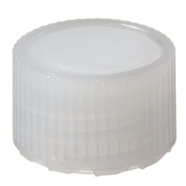 Closure, Micro Packaging Vial, E-BEAM STERILE, 11 mm - HDPE Natural Color Coder (11 mm)
