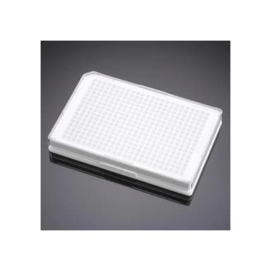 Corning BioCoat Poly-D-Lysine 384 Well White Flat Bottom Microplate, with Lid, 5/Pack, 50/Case