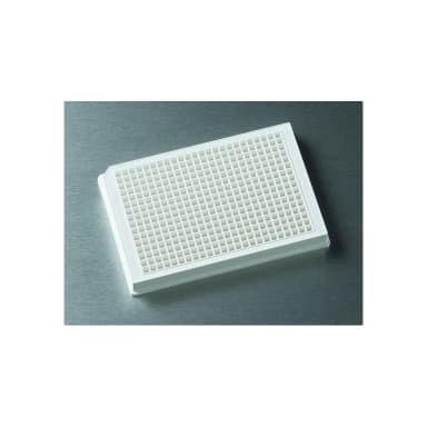 Corning 384 Well Low Flange White Flat Bottom Polystyrene NBS Microplate, 10 per Bag, without Lid, Nonsterile