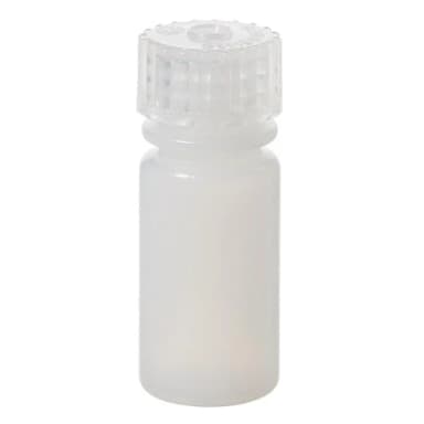 Bottle, Small, Narrow Mouth, Boston Round - HDPE WITHOUT Closure 1/8 oz / 4 mL (13-415)