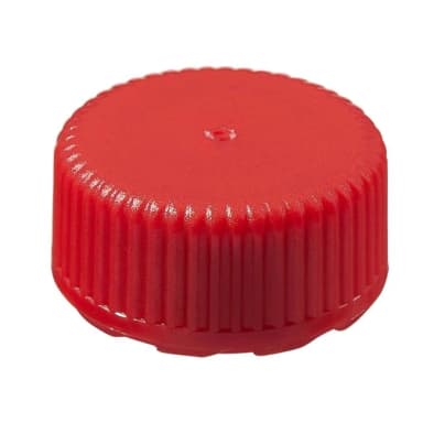 Closure, Micro Packaging Vial, Low Profile, NS 11 mm - PPCO Closure, Red (11 mm)