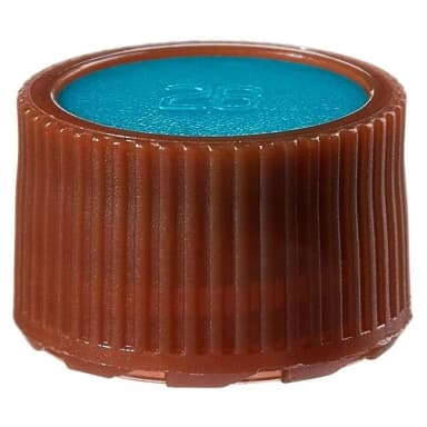Closure, Micro Packaging Vial, NS 11 mm Amber - PPCO Teal Color Coder (11 mm)