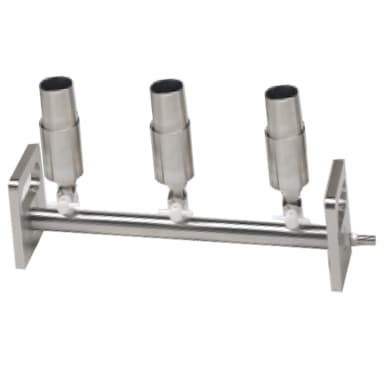 Stainless Steel Vacuum Manifold, 3-Position, Exterior Taper Cup, 3-Way Valve, KM3N XT/3