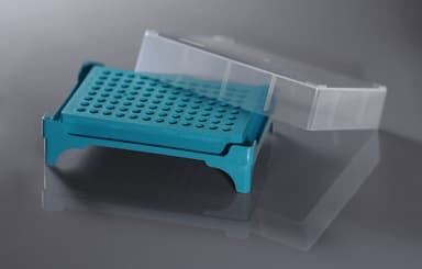 PCR Tube Rack,96 well (8*12), one cap for 5 pcs, 5/pk, 25/cs