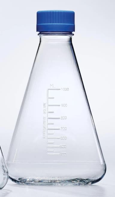 Sterile Disposable PETG Cell Culture Flask Plain Bottom 1000mL