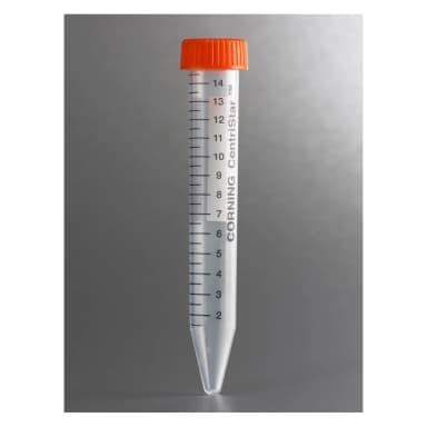 Corning 15mL PP Centrifuge Tubes, Bulk Packed with CentriStar Cap, Sterile,500/Case