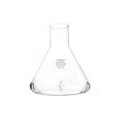 PYREX 2800mL Fernbach-Style Culture Flask with Baffles