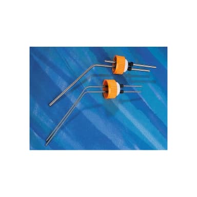 Reusable Spinner Flask Gas and Media Handling Fitting with Triple 1/8" Inlets 2 long, 1 short tube) for 6L Angled Sidearm Flasks