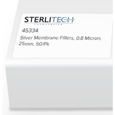 Silver Membrane, 0.8 Micron, 25mm, 50/Pk