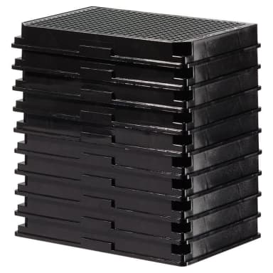 384 Well Plt PS MaxiSorp NS w/o Lid Blk 120 ul Well
