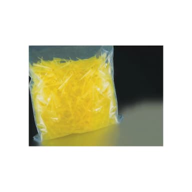 Corning 1-200µL Universal Fit Bulk Packed Pipet Tips, Yellow, Non-Sterile, 1000 Tips/Bag, 1000 Tips/Case.