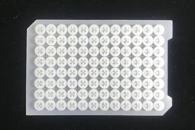96 Well Round well Silicone Sealing Mat, can be punctured, 1.0 ml,non-s