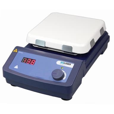 SCI550-H LED Digital 7 x 7 Square Hotplate, ceramic-glass plate, 110V, 50//60Hz, US Plug