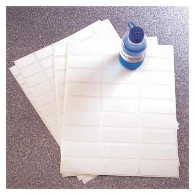 Polyolefin Label, 1 x 2.63