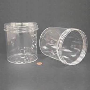 Jar, Wide Mouth, 1200mL (40oz), PS, 120mm Opening, 4 3/8 x 5 1/16"   (Screw Cap Packaged Separately)