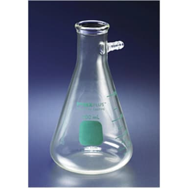 PYREXPLUS Coated 500mL Heavy Wall Filtering Flasks with Sidearm Tubulation