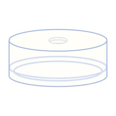 N20 PE Cap for crimp neck vials,beige