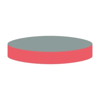 N 22 septa Butyl red/PTFE gray Hardness: 50° , 2.4 mm